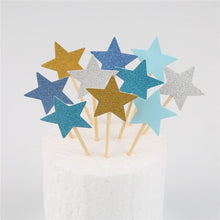 Load image into Gallery viewer, 10pcs Mini Heart Star Cupcake
