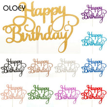 Load image into Gallery viewer, 10Pcs Happy Birthday Cake Toppers
