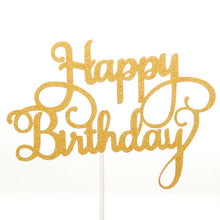 Load image into Gallery viewer, 10Pcs Happy Birthday Cake Toppers
