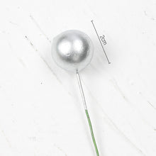Load image into Gallery viewer, gold ball cake topper

